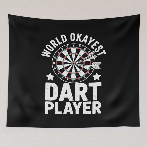 Item preview, World Okayest Dart Player Gift Fun Dart Player Darts designed and sold by BubblePancake.