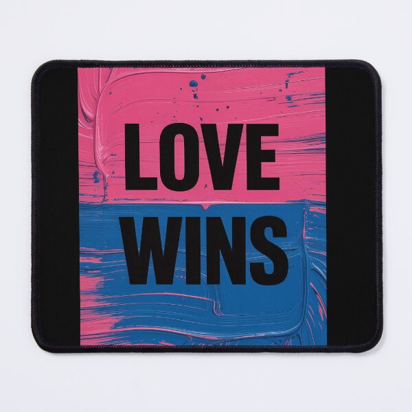 Item preview, Love Wins Funny LGBT Bisexual Gay Pride Flag designed and sold by Moxizz.