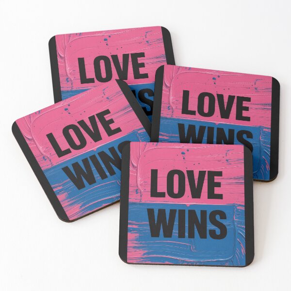 Item preview, Love Wins Funny LGBT Bisexual Gay Pride Flag designed and sold by Moxizz.