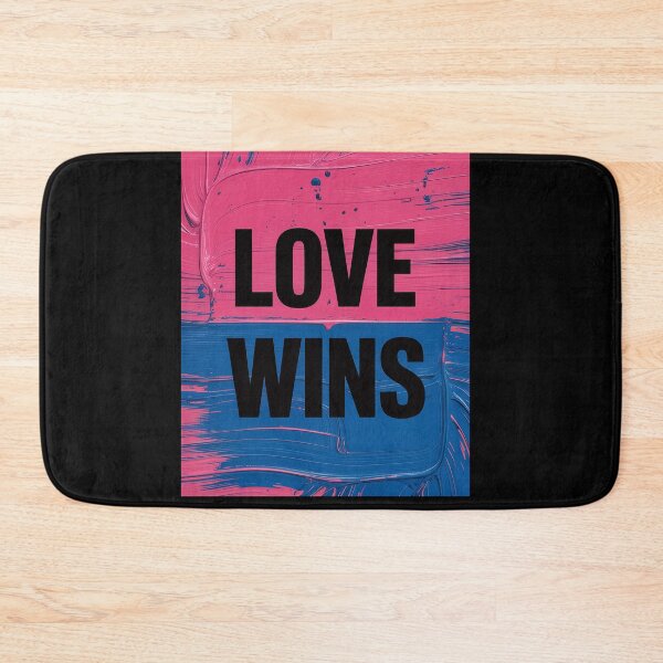 Item preview, Love Wins Funny LGBT Bisexual Gay Pride Flag designed and sold by Moxizz.