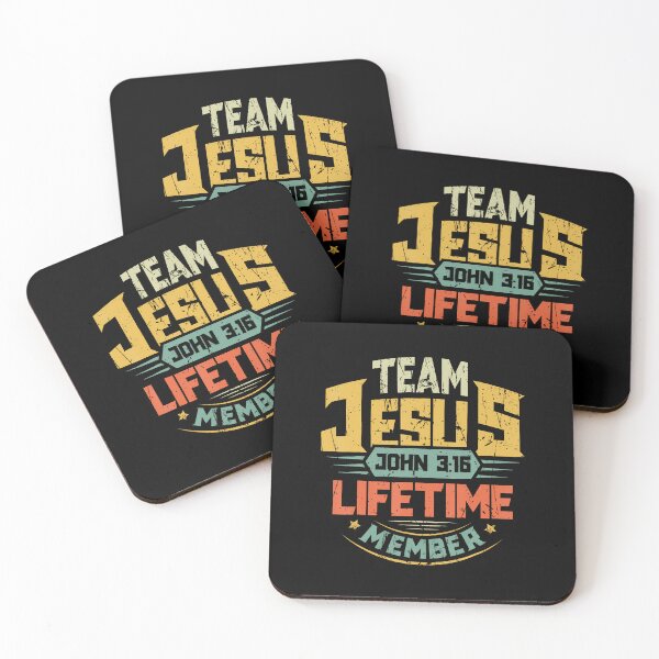 Item preview, Team Jesus Lifetime Member Christian Bible Verse Scripture designed and sold by KathleenEliza.