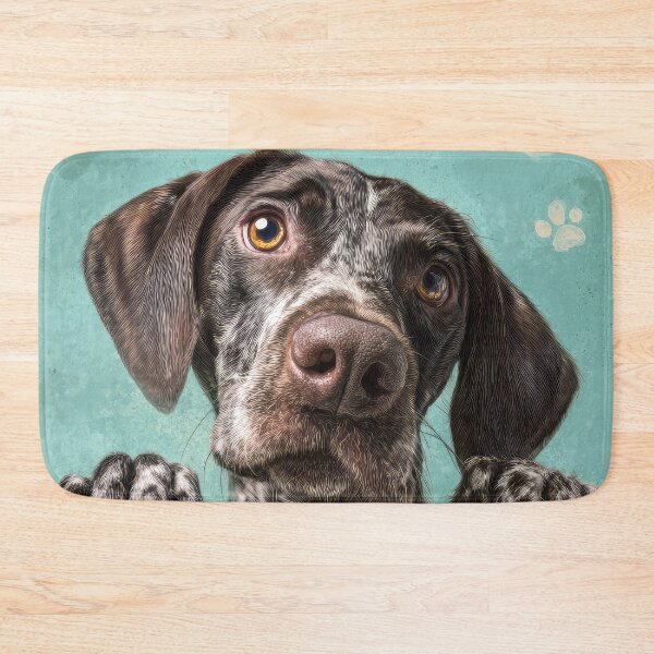 Item preview, German Shorthaired Pointer Peeking over Wall 01 designed and sold by Elisabeth Lucas.