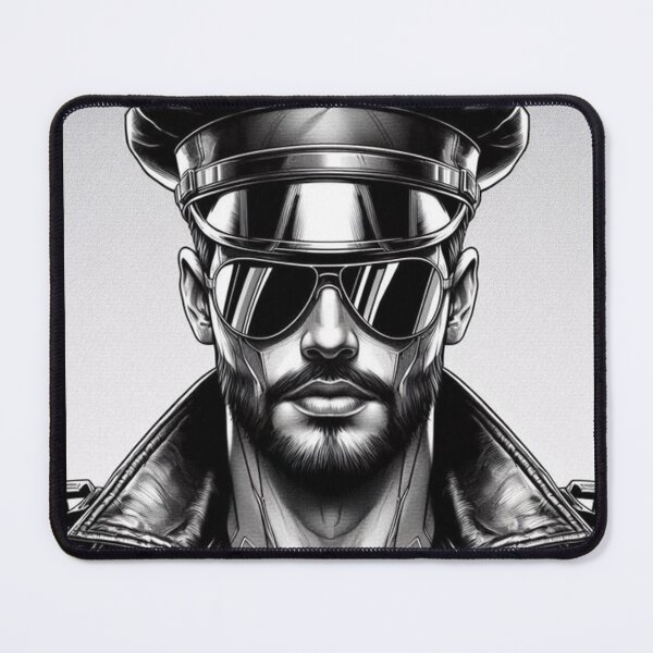 Item preview, Gay Leather Shades Daddy Tom of Finland Tribute Berlin German Pride Abstract Design  designed and sold by ItsAKinkThing.