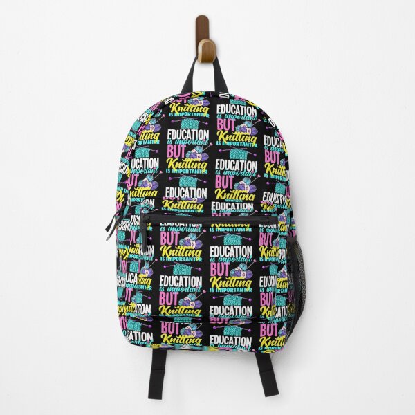 Item preview, Knitting Education Is Important But Knitting Importanter designed and sold by JanisPenelope.