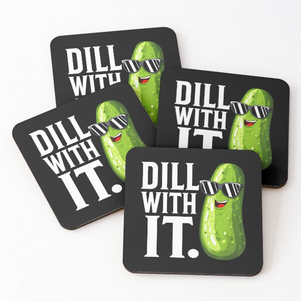 Item preview, Dill With It Funny Dill Pickle With Sunglasses Men  Women designed and sold by JosephineSarah.