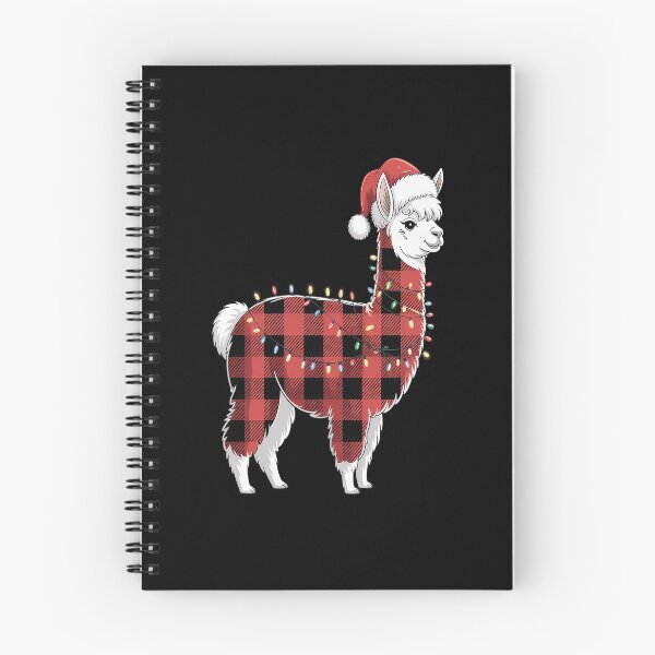 Item preview, Red Plaid Llama Christmas Lights Pajamas Adult Kids designed and sold by Moxizz.
