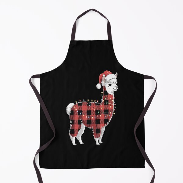 Item preview, Red Plaid Llama Christmas Lights Pajamas Adult Kids designed and sold by Moxizz.
