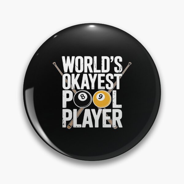 Item preview, World's Okayest Pool Player Billiards designed and sold by BubblePancake.
