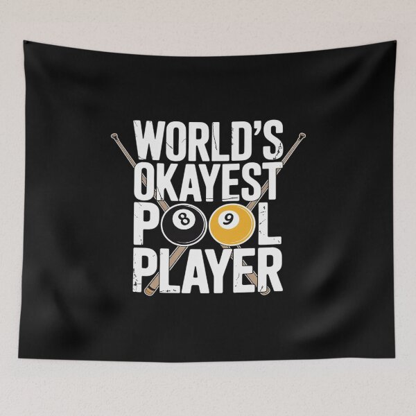Item preview, World's Okayest Pool Player Billiards designed and sold by BubblePancake.