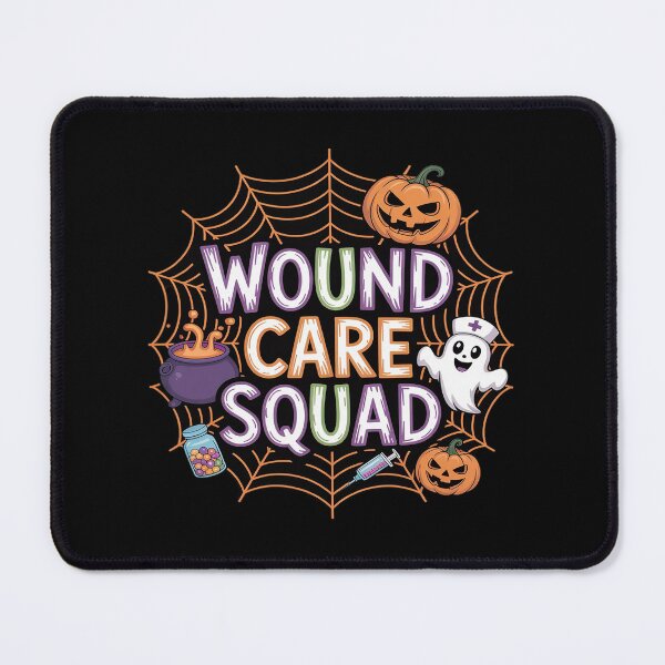 Item preview, Wound Care Squad Nurse Ghost Halloween Nursing Specialist designed and sold by BubblePancake.