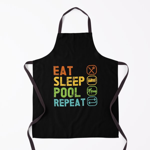 Item preview, Eat Sleep Pool Repeat Balls Pool Snooker Player Billiards designed and sold by MarianMartha.
