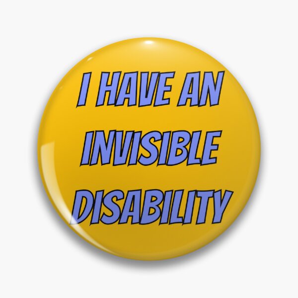 Item preview, I have an invisible disability comic burst designed and sold by MayasTrinkets.