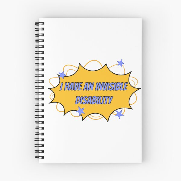 Item preview, I have an invisible disability comic burst designed and sold by MayasTrinkets.