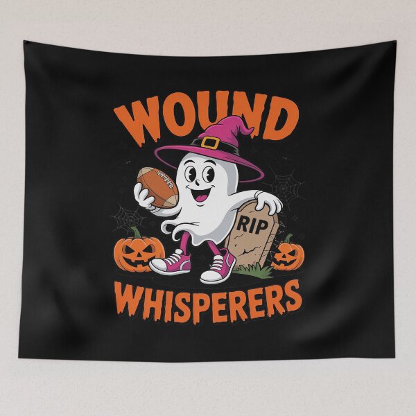 Item preview, Wound Whisperers Halloween Spooky Wound Care Nurse designed and sold by BubblePancake.