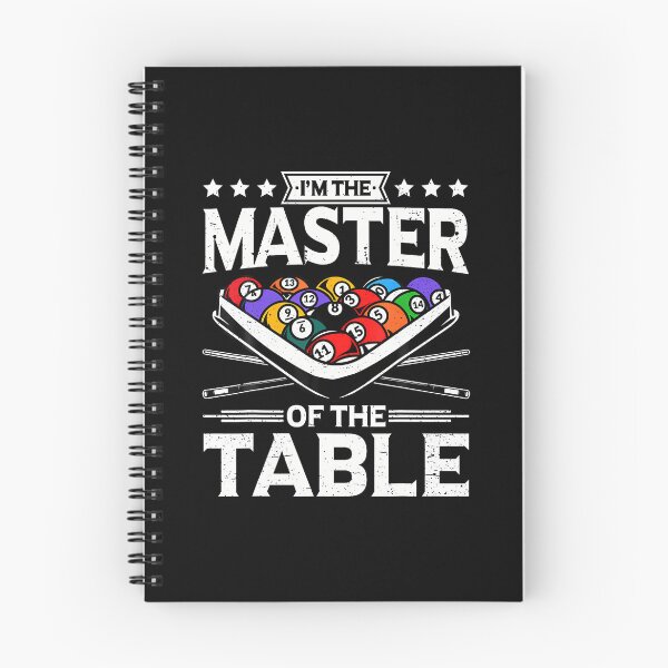 Aperçu de l'œuvre Billard Maître de la Table 8 Ball Hommes Femmes Pool Drôle créée et vendue par FlorenceNorma.