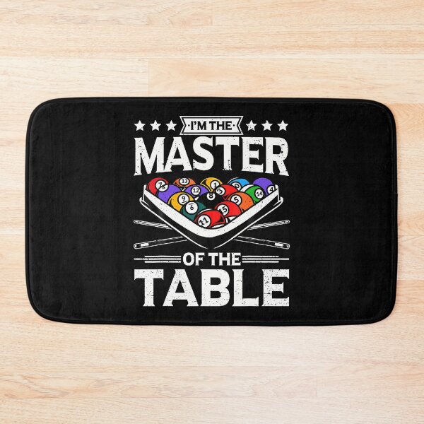 Item preview, Billiards Master Of The Table 8 Ball Men Women Pool Funny designed and sold by FlorenceNorma.