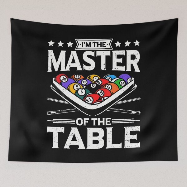 Item preview, Billiards Master Of The Table 8 Ball Men Women Pool Funny designed and sold by FlorenceNorma.