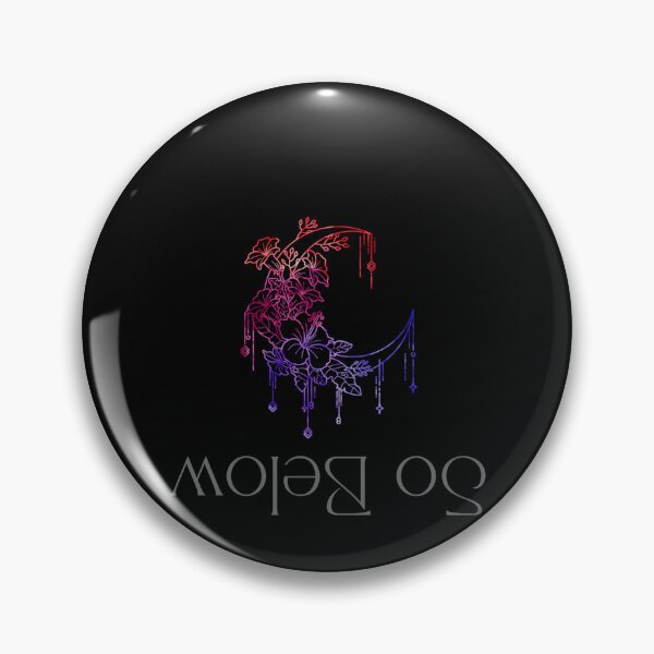 Item preview, As Above So Below Floral Crescent Moon Witchy Aesthetic designed and sold by nhjegrhdlx48.