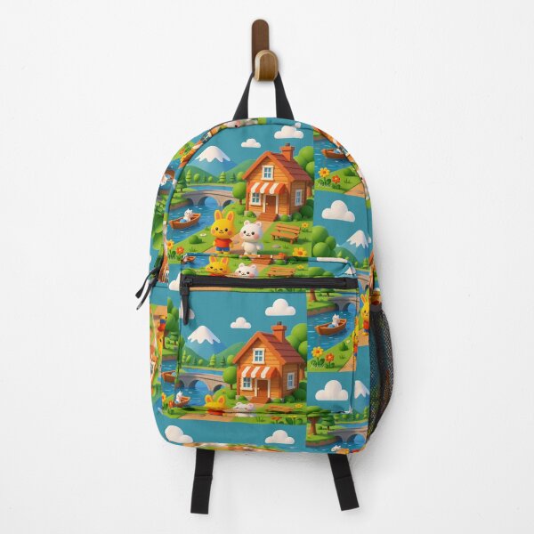 Item preview, Milford Riverside View – 3D Cute Comic Art, designed and sold by PaintMeWorld.