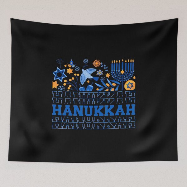 Item preview, Happy Hanukkah 2025 Festival Of Lights Jewish Menorah Kids designed and sold by KathleenEliza.