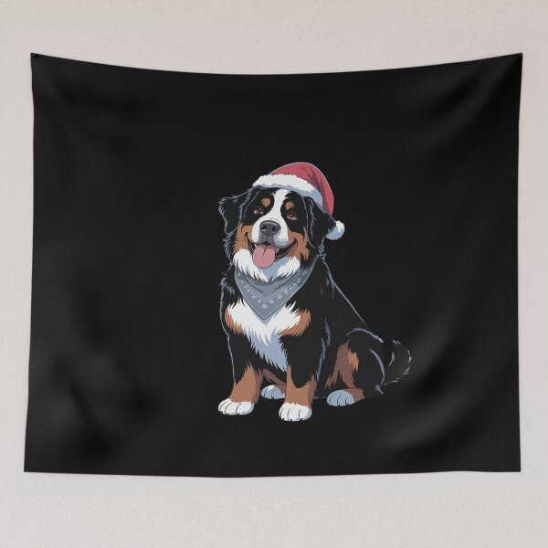 Item preview, Xmas Bernese Mountain Santa Christmas Bernese Mountain Dog designed and sold by BubblePancake.