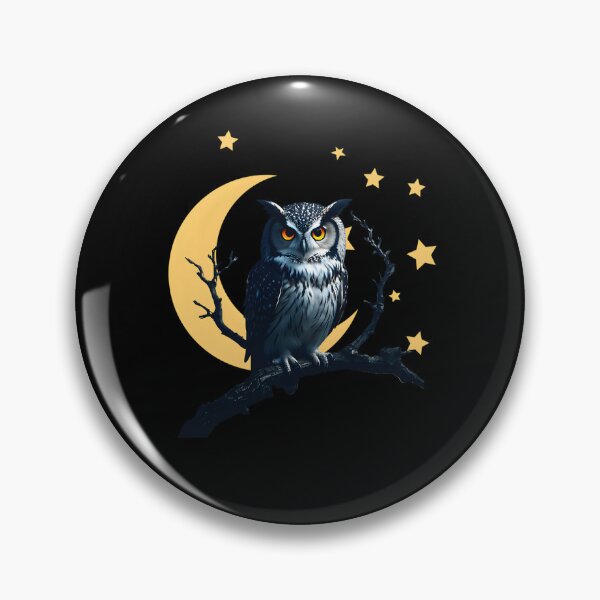 Item preview, Lunar Watcher Owl Under The Stars designed and sold by nhjegrhdlx48.