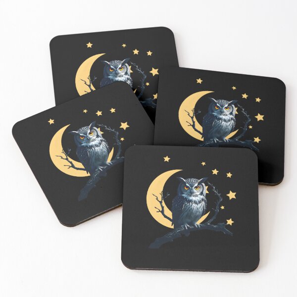 Item preview, Lunar Watcher Owl Under The Stars designed and sold by nhjegrhdlx48.