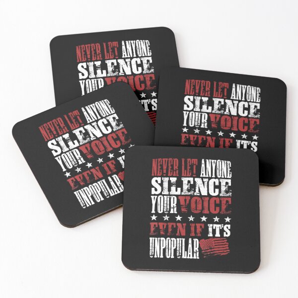 Item preview, Never Let Anyone Silence Your Voice Even If It'S Unpopular designed and sold by RebeccaCelia.