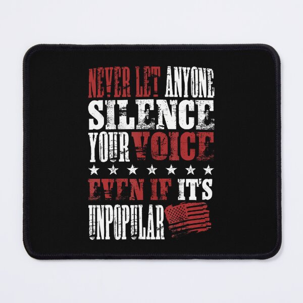 Item preview, Never Let Anyone Silence Your Voice Even If It'S Unpopular designed and sold by RebeccaCelia.