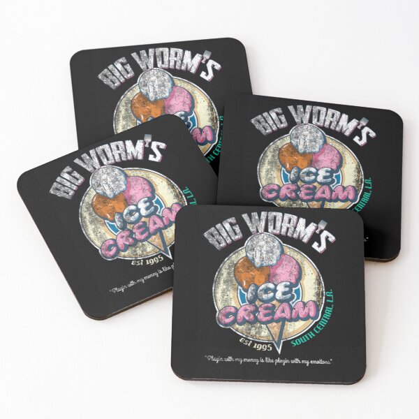 Item preview, Big Worm's Ice Cream, distressed designed and sold by MaryseFisch.