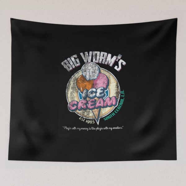 Item preview, Big Worm's Ice Cream, distressed designed and sold by MaryseFisch.