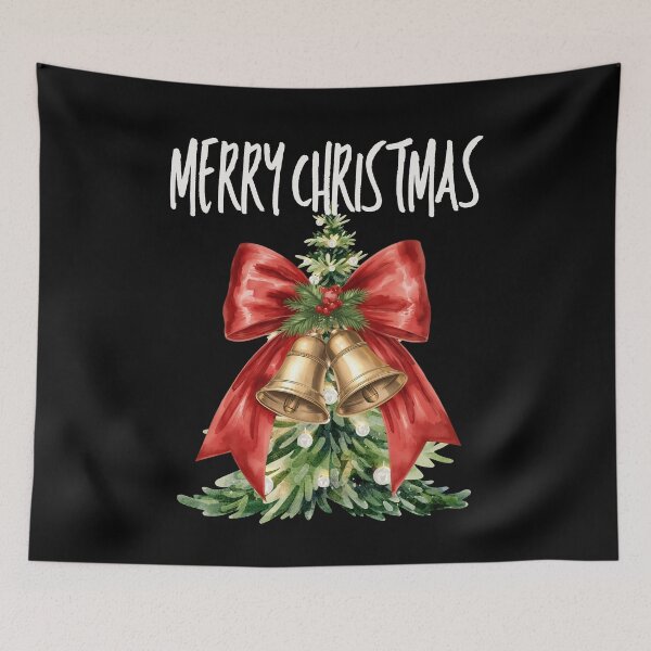 Item preview, Merry Christmas Cute Christmas Tree And Bow designed and sold by thebest-2studio.