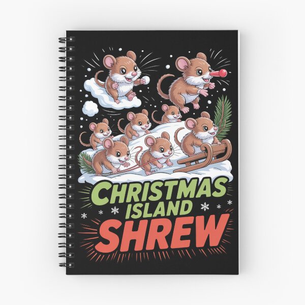 Item preview, Christmas Shrew rat Lover Gift Rare Animal Wildlife Art designed and sold by kaka8888.