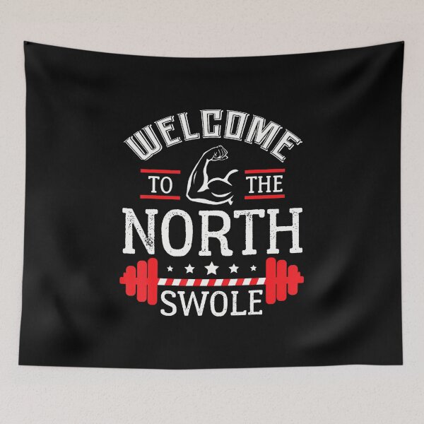 Item preview, Welcome The The North Swole Funny Gym Workout Christmas designed and sold by AlyceLynne.