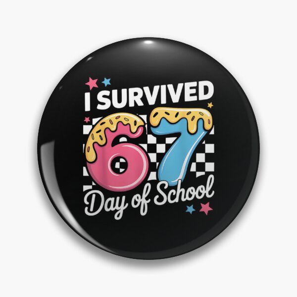 Item preview, Teacher Student 67 Survived of Days Classic 67 School Funny Meme I designed and sold by SteveSaccoro.