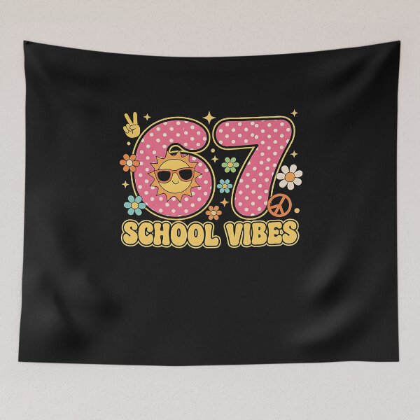 Item preview, 67 day of school meme 100 th day designed and sold by TalalosART.