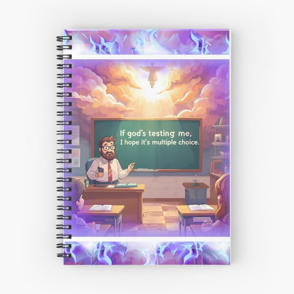 Item preview, If God’s testing me, I hope it’s multiple choice designed and sold by BandGTees.