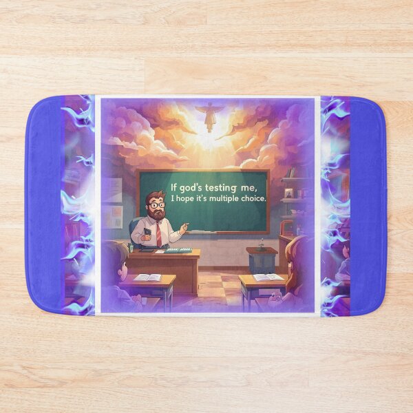 Item preview, If God’s testing me, I hope it’s multiple choice designed and sold by BandGTees.