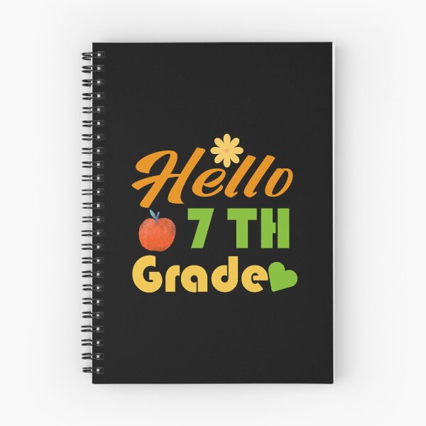 Item preview, Hello 7th Grade – Colorful Seventh Grade Back to School Design for Students and Teachers designed and sold by karibov.