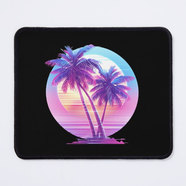 Item preview, Retro 80s Neon Palm Art designed and sold by SMARTKIT  DESIGNAGENCY.