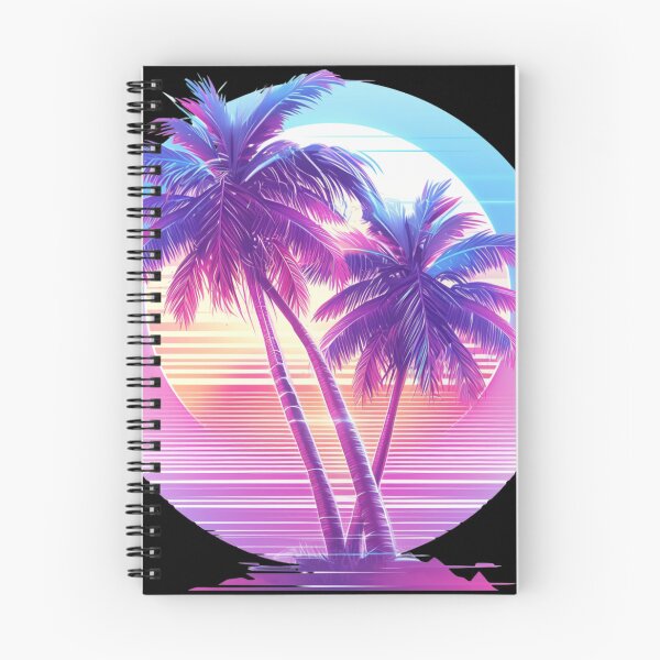 Item preview, Retro 80s Neon Palm Art designed and sold by SMARTKIT  DESIGNAGENCY.