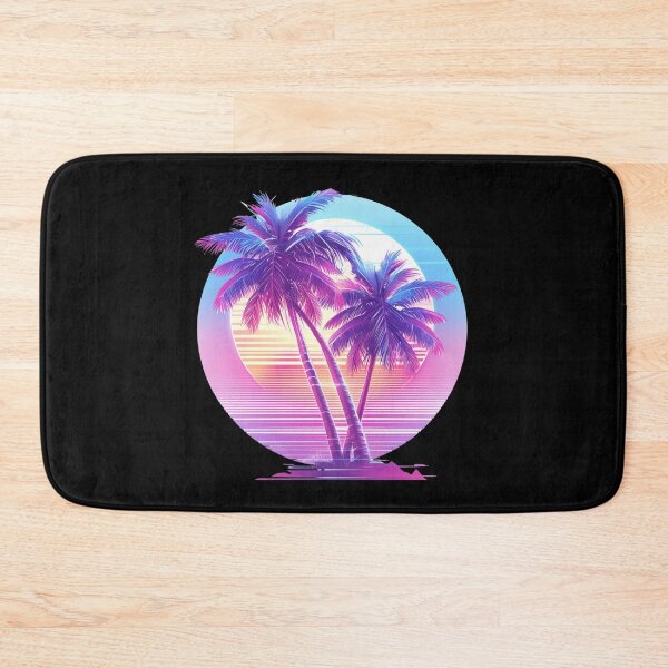 Item preview, Retro 80s Neon Palm Art designed and sold by SMARTKIT  DESIGNAGENCY.