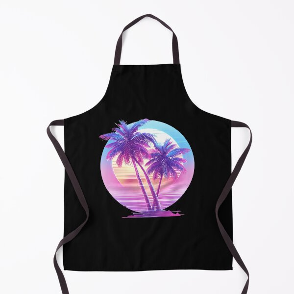 Item preview, Retro 80s Neon Palm Art designed and sold by SMARTKIT DESIGNAGENCY.
