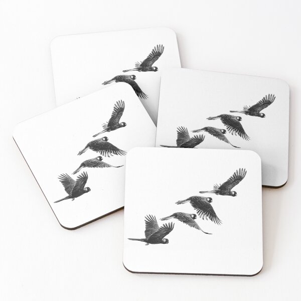 Item preview, Cockatoos in Flight designed and sold by Ladyshark.