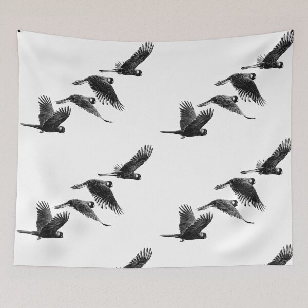 Item preview, Cockatoos in Flight designed and sold by Ladyshark.