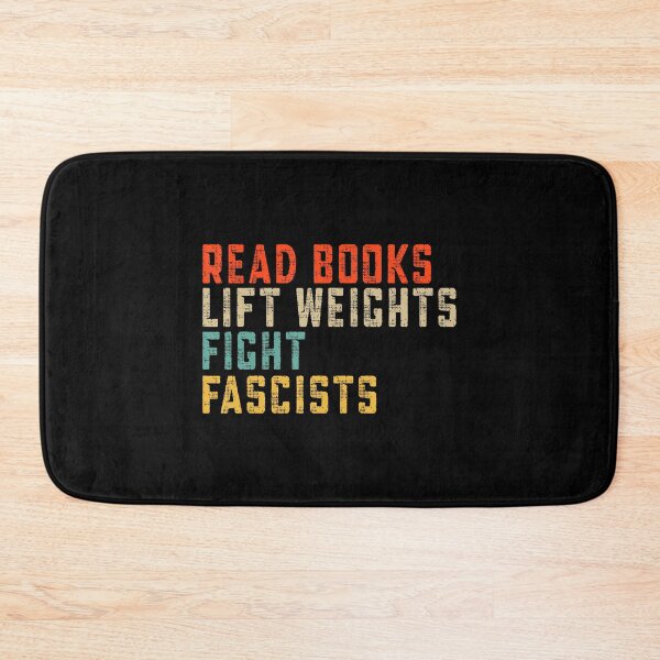 Item preview, Read Books Lift Weights Fight Fascists Funny Reading designed and sold by JanieLucia.