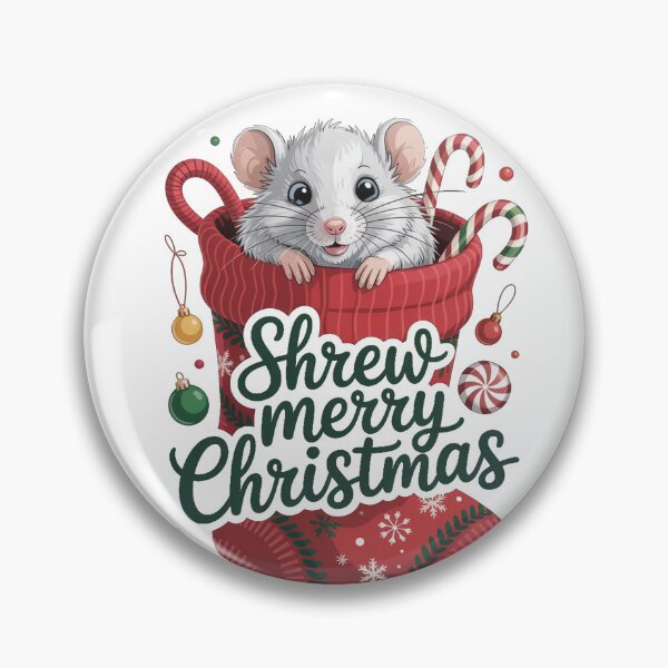 Item preview, Christmas Shrew T-Shirt – Kawaii Holiday Mouse Design, Funny Winter Animal Tee, Cute Xmas Gift Idea for Kids & Adults designed and sold by kaka8888.