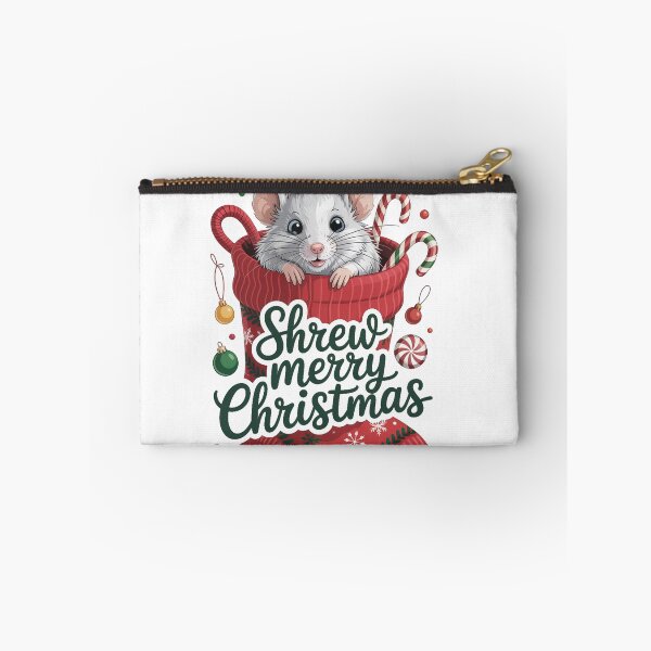 Item preview, Christmas Shrew T-Shirt – Kawaii Holiday Mouse Design, Funny Winter Animal Tee, Cute Xmas Gift Idea for Kids & Adults designed and sold by kaka8888.