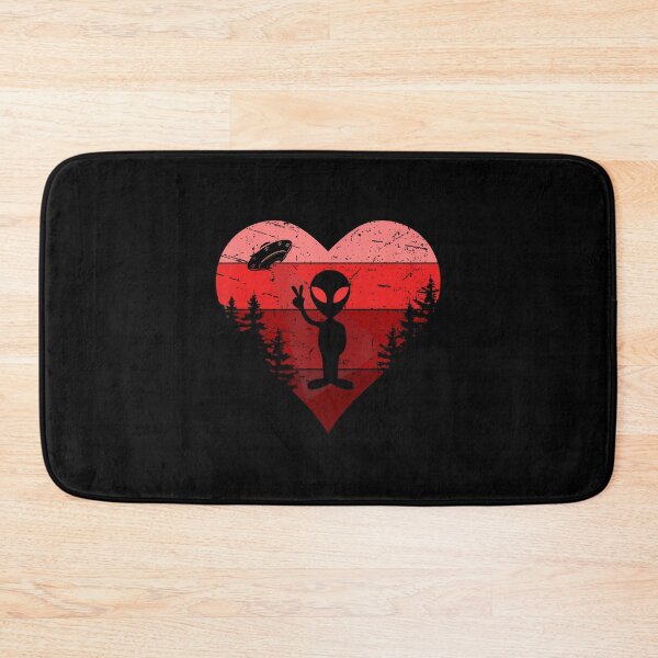 Item preview, Alien Valentines Day Extraterrestrial Heart Love Retro designed and sold by MelanieMiram1.