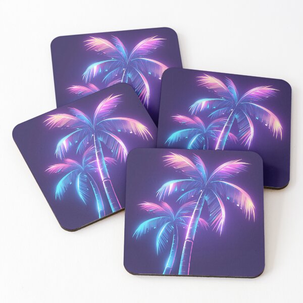 Item preview, Miami vice Neon Palm Art designed and sold by SMARTKIT  DESIGNAGENCY.